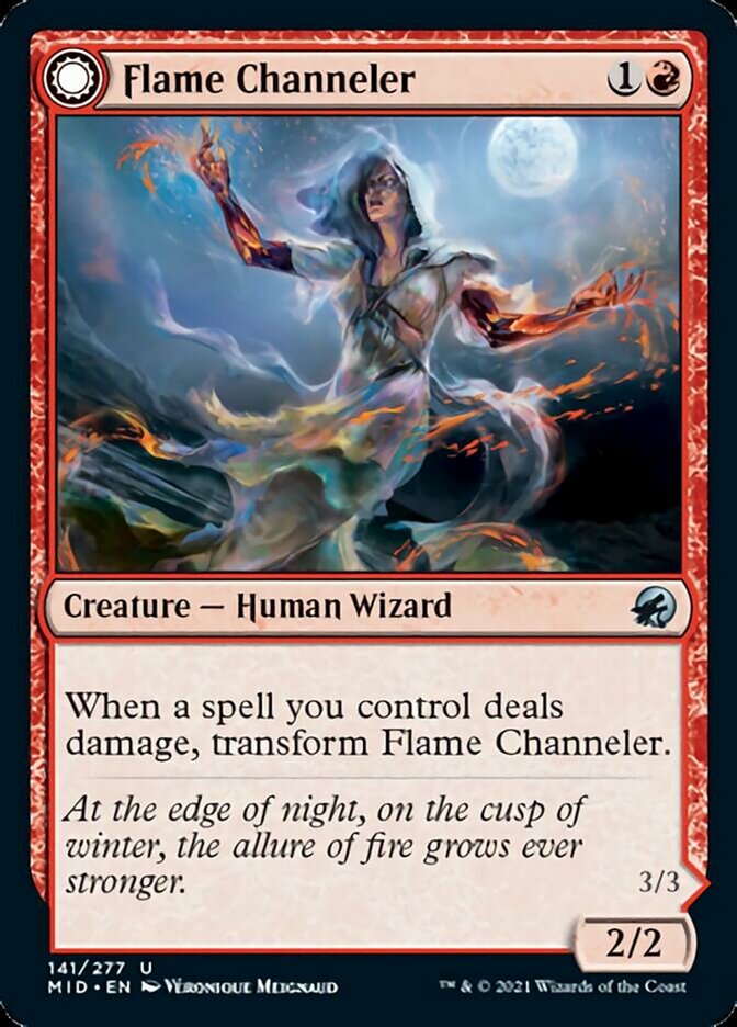 Flame Channeler // Embodiment of Flame [Innistrad: Midnight Hunt] - Evolution TCG