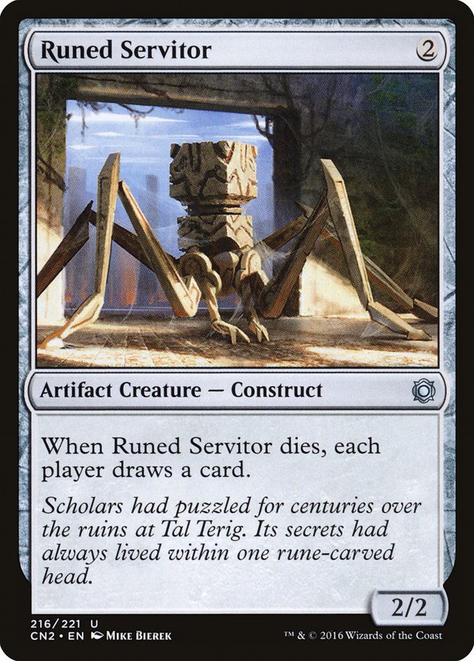 Runed Servitor [Conspiracy: Take the Crown] - Evolution TCG