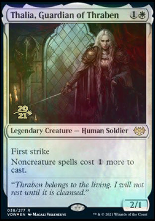 Thalia, Guardian of Thraben [Innistrad: Crimson Vow Prerelease Promos] - Evolution TCG