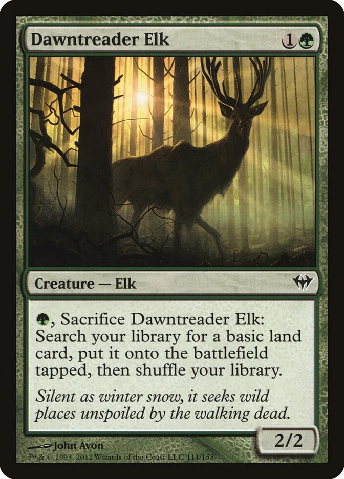 Dawntreader Elk [Dark Ascension] - Evolution TCG