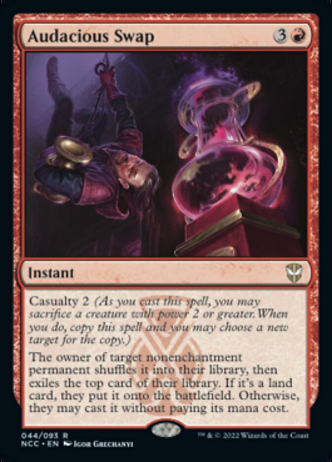 Audacious Swap [Streets of New Capenna Commander] - Evolution TCG