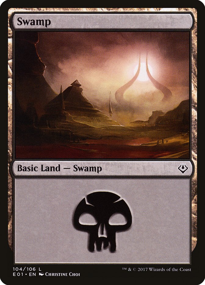 Swamp (104) [Archenemy: Nicol Bolas] - Evolution TCG | Evolution TCG