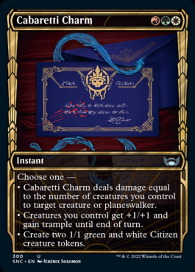 Cabaretti Charm (Showcase Golden Age) [Streets of New Capenna] - Evolution TCG