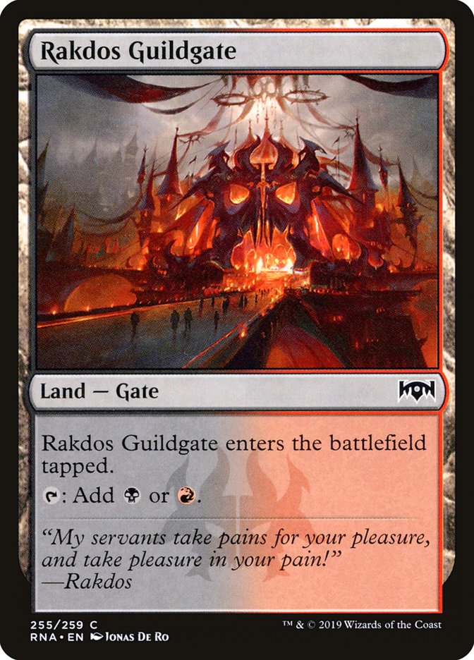 Rakdos Guildgate (255/259) [Ravnica Allegiance] - Evolution TCG