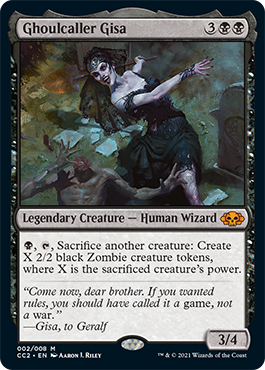 Ghoulcaller Gisa [Commander Collection: Black] - Evolution TCG