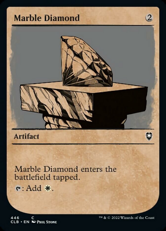 Marble Diamond (Showcase) [Commander Legends: Battle for Baldur's Gate] - Evolution TCG