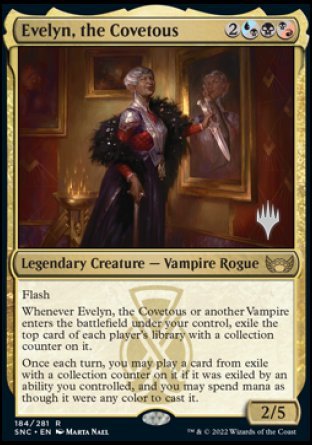 Evelyn, the Covetous (Promo Pack) [Streets of New Capenna Promos] - Evolution TCG