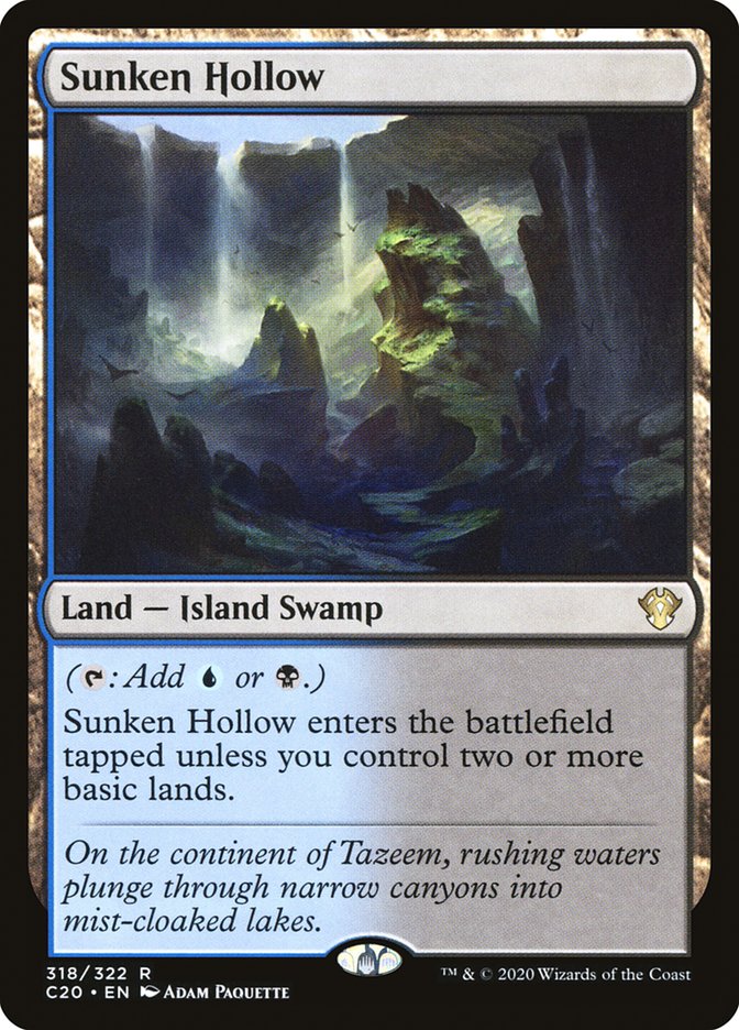 Sunken Hollow [Commander 2020] - Evolution TCG