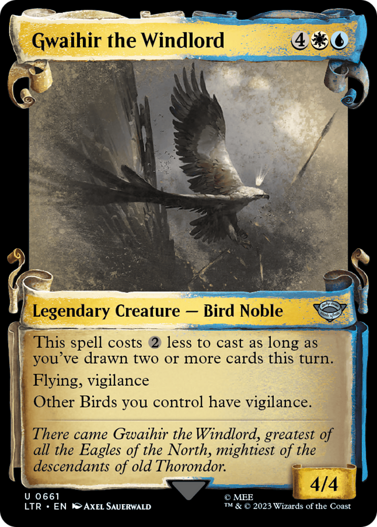 Gwaihir the Windlord [The Lord of the Rings: Tales of Middle-Earth Showcase Scrolls] - Evolution TCG