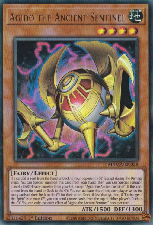 Agido the Ancient Sentinel [MAMA-EN028] Ultra Rare - Evolution TCG