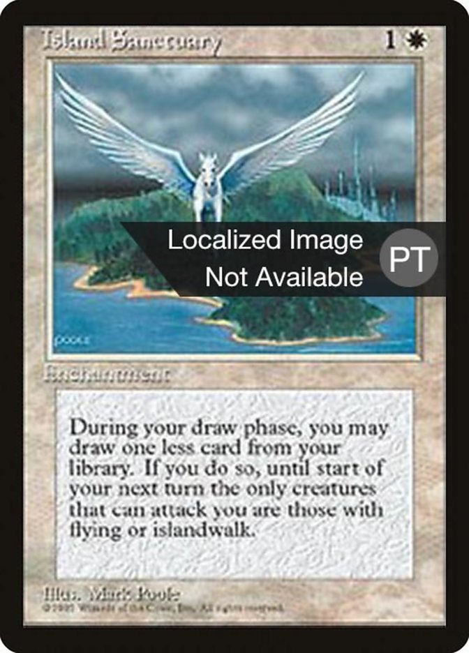 Island Sanctuary [Fourth Edition (Foreign Black Border)] - Evolution TCG