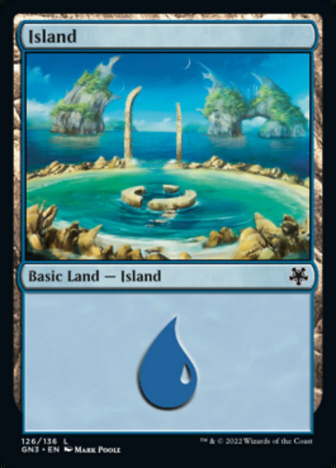 Island (126) [Game Night: Free-for-All] - Evolution TCG