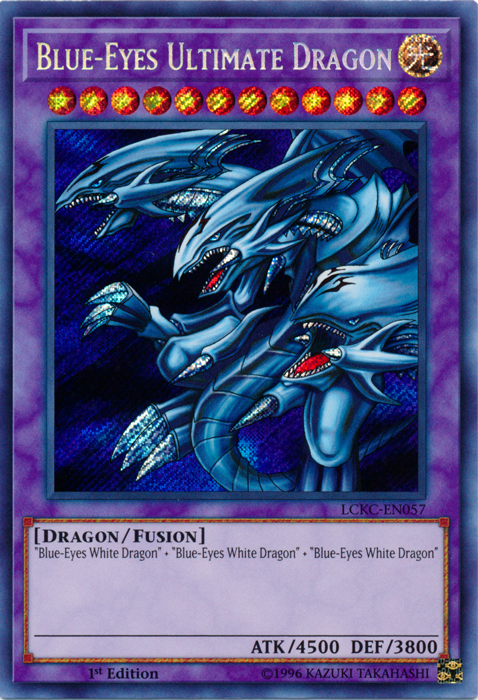 Blue-Eyes Ultimate Dragon [LCKC-EN057] Secret Rare - Evolution TCG