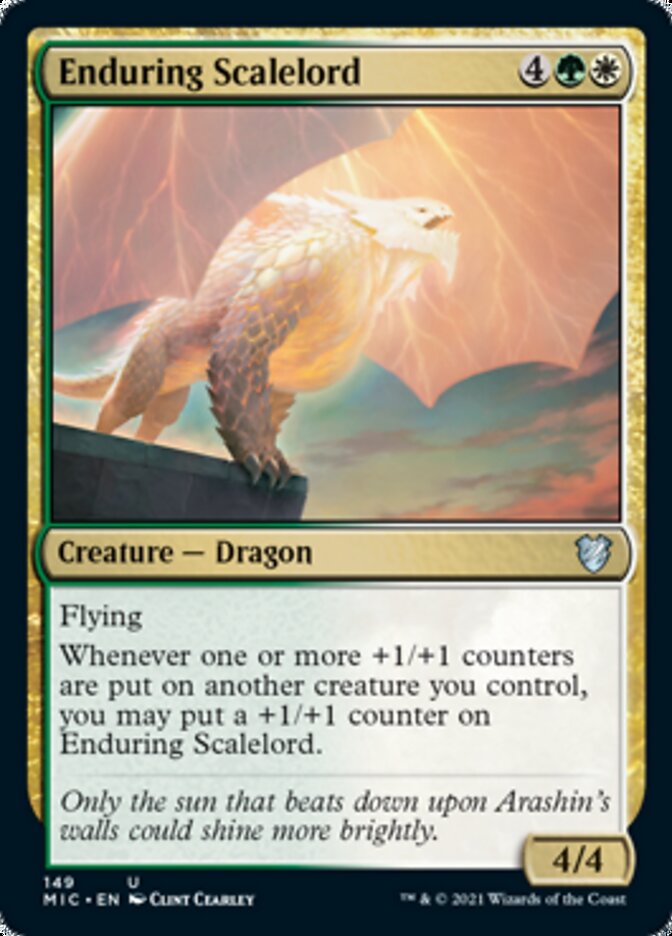 Enduring Scalelord [Innistrad: Midnight Hunt Commander] - Evolution TCG