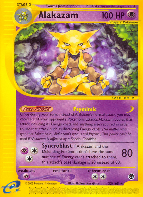 Alakazam (33/165) [Expedition: Base Set] - Evolution TCG