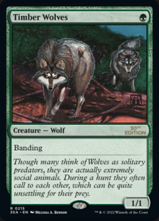 Timber Wolves [30th Anniversary Edition] - Evolution TCG