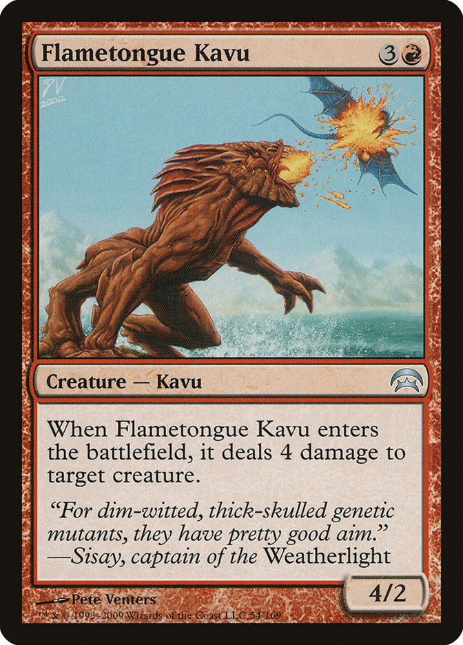 Flametongue Kavu [Planechase] - Evolution TCG
