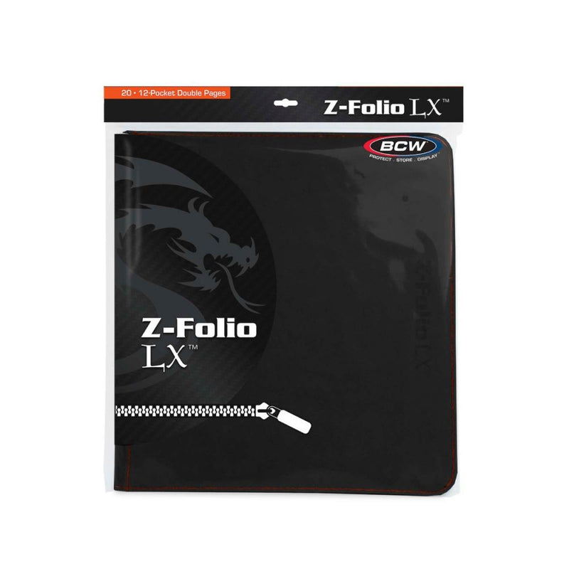 Z-Folio 12-Pocket LX Album - Black - Evolution TCG