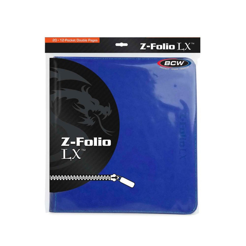 Z-Folio 12-Pocket LX Album - Blue - Evolution TCG