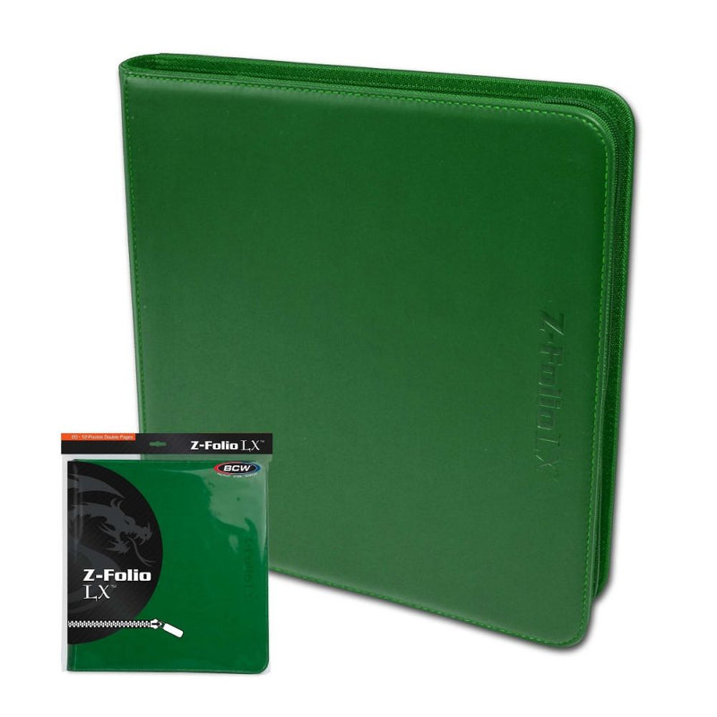 Z-Folio 12-Pocket LX Album - Green - Evolution TCG