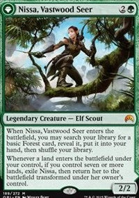 Nissa, Vastwood Seer // Nissa, Sage Animist [Magic Origins] - Evolution TCG