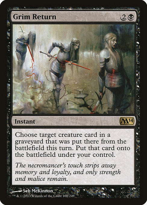 Grim Return [Magic 2014] - Evolution TCG