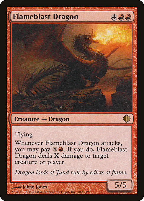 Flameblast Dragon [Shards of Alara] - Evolution TCG