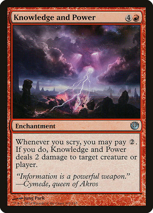 Knowledge and Power [Journey into Nyx] - Evolution TCG