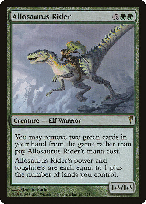 Allosaurus Rider [Coldsnap] - Evolution TCG