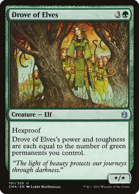 Drove of Elves [Commander Anthology] - Evolution TCG