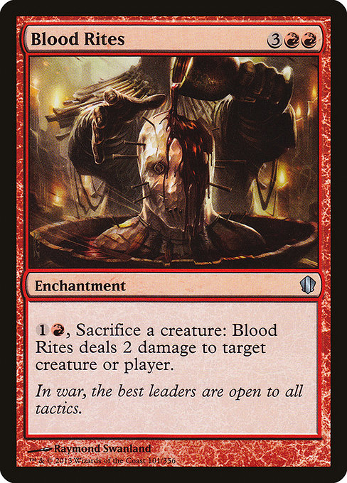 Blood Rites [Commander 2013] - Evolution TCG