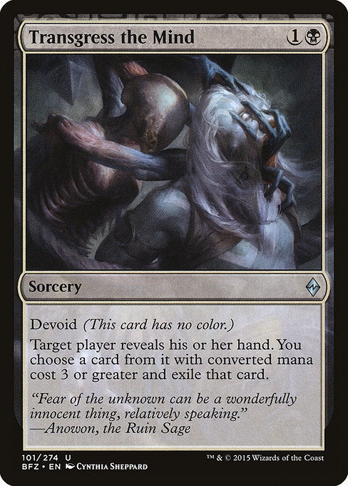 Transgress the Mind [Battle for Zendikar] - Evolution TCG