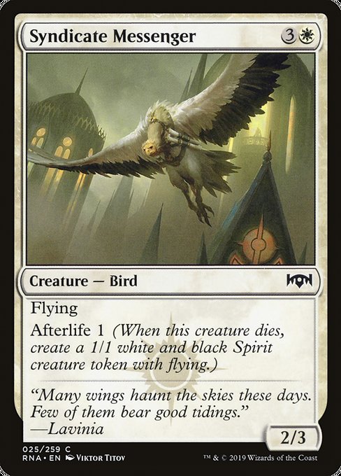 Syndicate Messenger [Ravnica Allegiance] - Evolution TCG