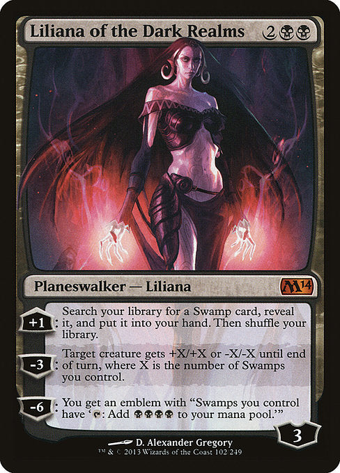 Liliana of the Dark Realms [Magic 2014] - Evolution TCG