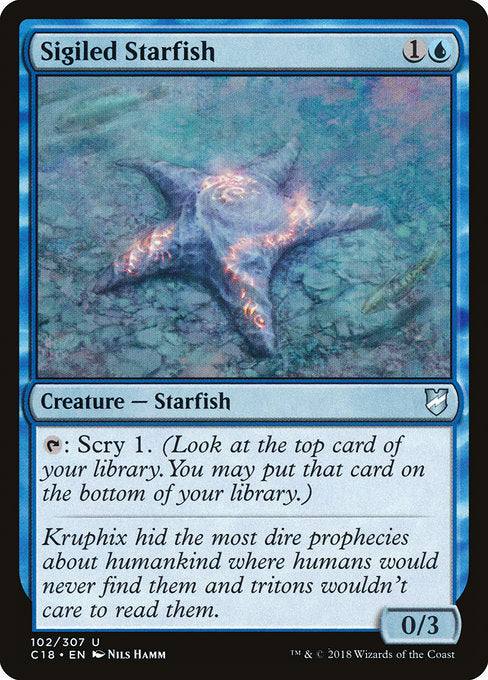 Sigiled Starfish [Commander 2018] - Evolution TCG
