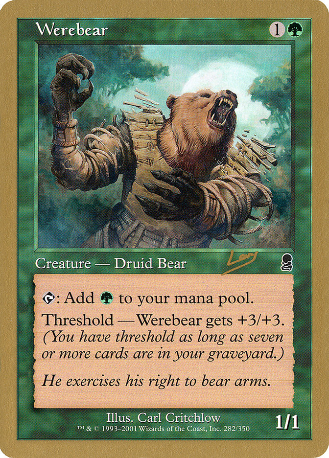 Werebear (Raphael Levy) [World Championship Decks 2002] - Evolution TCG