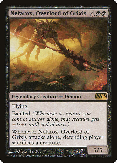 Nefarox, Overlord of Grixis [Magic 2013] - Evolution TCG