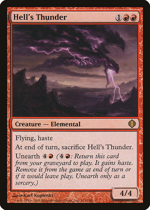 Hell's Thunder [Shards of Alara] - Evolution TCG