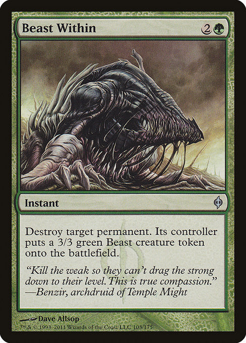 Beast Within [New Phyrexia] - Evolution TCG
