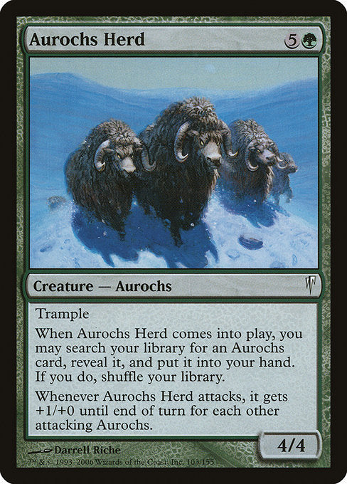Aurochs Herd [Coldsnap] - Evolution TCG