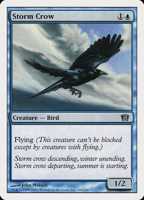 Storm Crow [Eighth Edition] - Evolution TCG