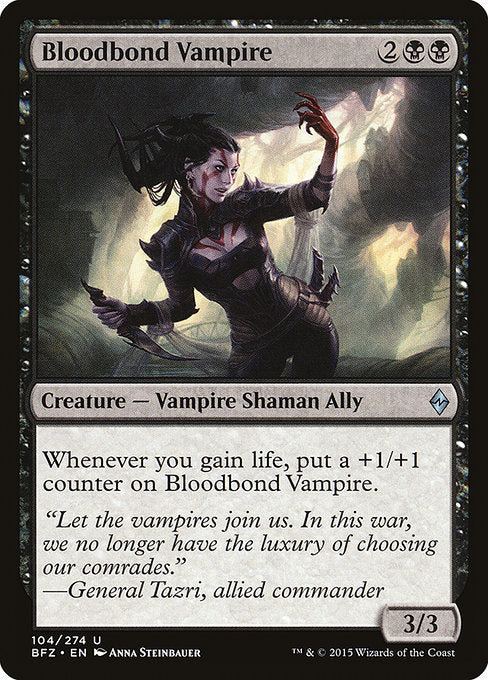 Bloodbond Vampire [Battle for Zendikar] - Evolution TCG