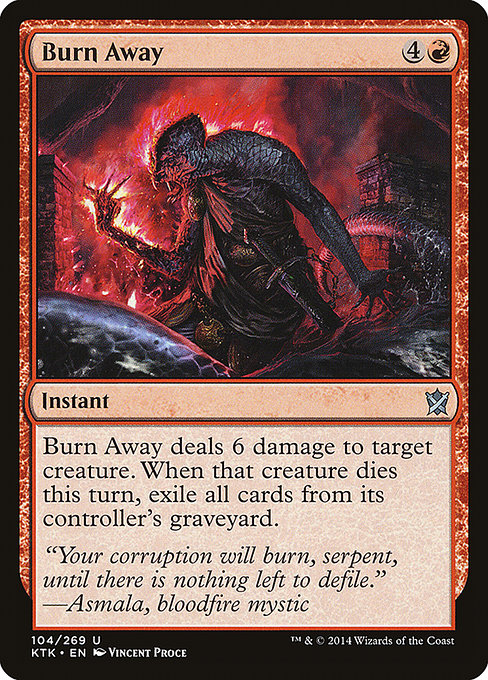 Burn Away [Khans of Tarkir] - Evolution TCG