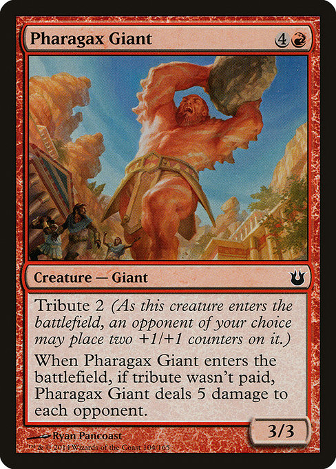 Pharagax Giant [Born of the Gods] - Evolution TCG