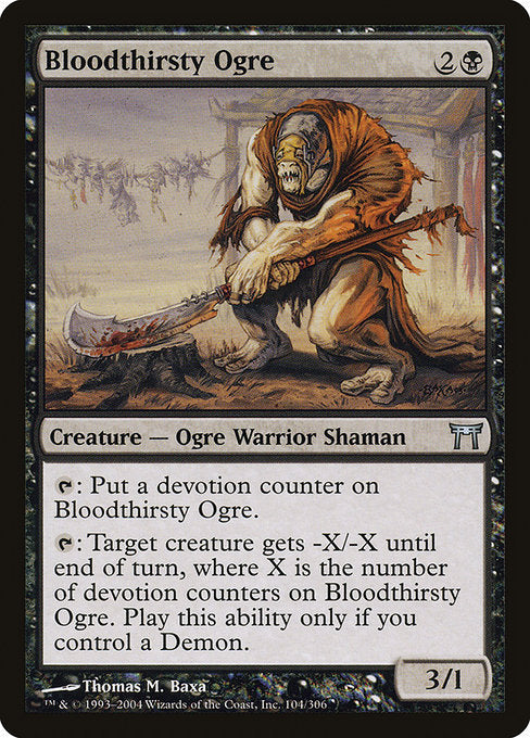 Bloodthirsty Ogre [Champions of Kamigawa] - Evolution TCG