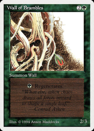 Wall of Brambles [Summer Magic / Edgar] - Evolution TCG