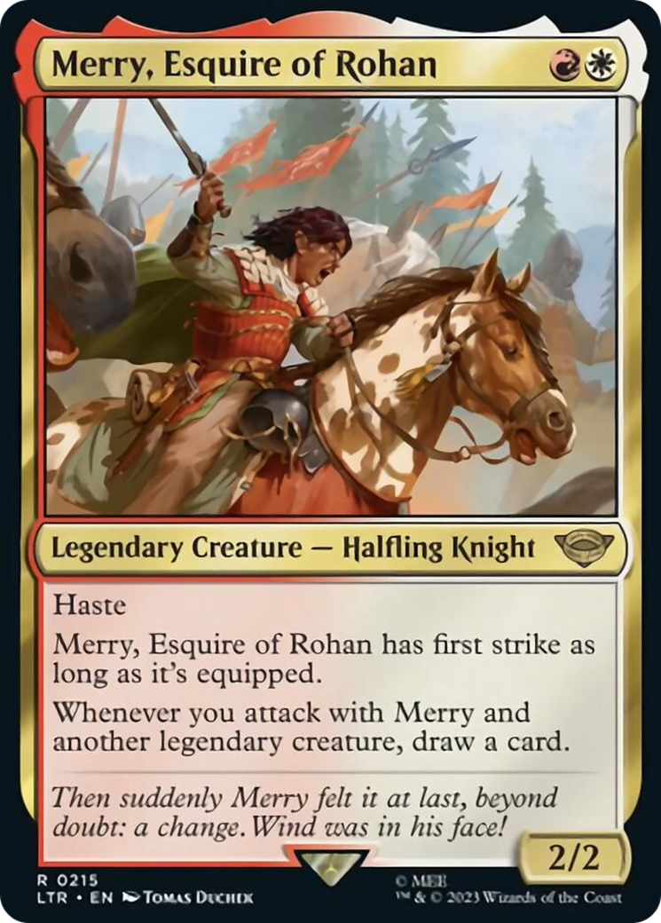 Merry, Esquire of Rohan [The Lord of the Rings: Tales of Middle-Earth] - Evolution TCG