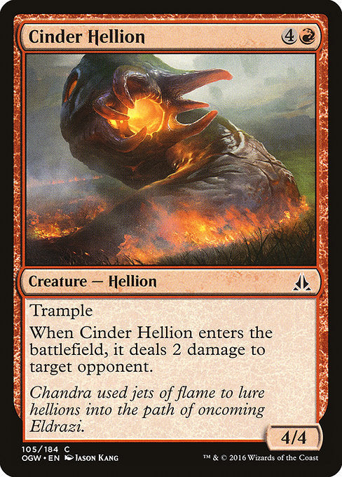 Cinder Hellion [Oath of the Gatewatch] - Evolution TCG