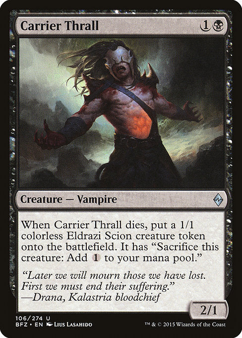 Carrier Thrall [Battle for Zendikar] - Evolution TCG