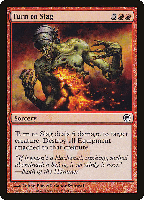 Turn to Slag [Scars of Mirrodin] - Evolution TCG